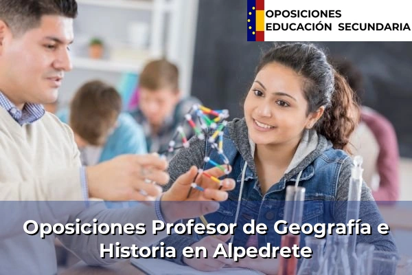 Oposiciones Profesor de Geografía e Historia en Comunidad de Madrid 7 Oposiciones Profesor de Geografía e Historia en Alpedrete
